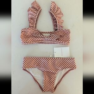 NWT Zimmermann “Jeannie Gingham Bikini”